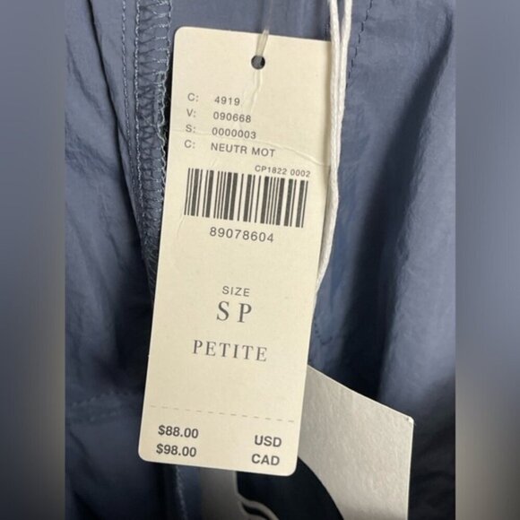 Anthropologie Daily Practice Colorblock barrel Parachute Pants size Small Petite - Picture 14 of 15